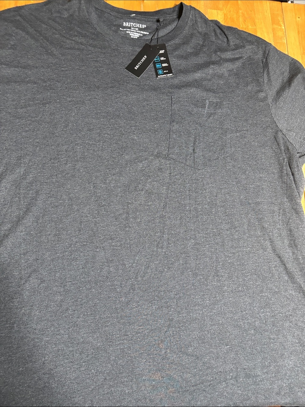 Britches NWT Tshirt - Charcoal Gray